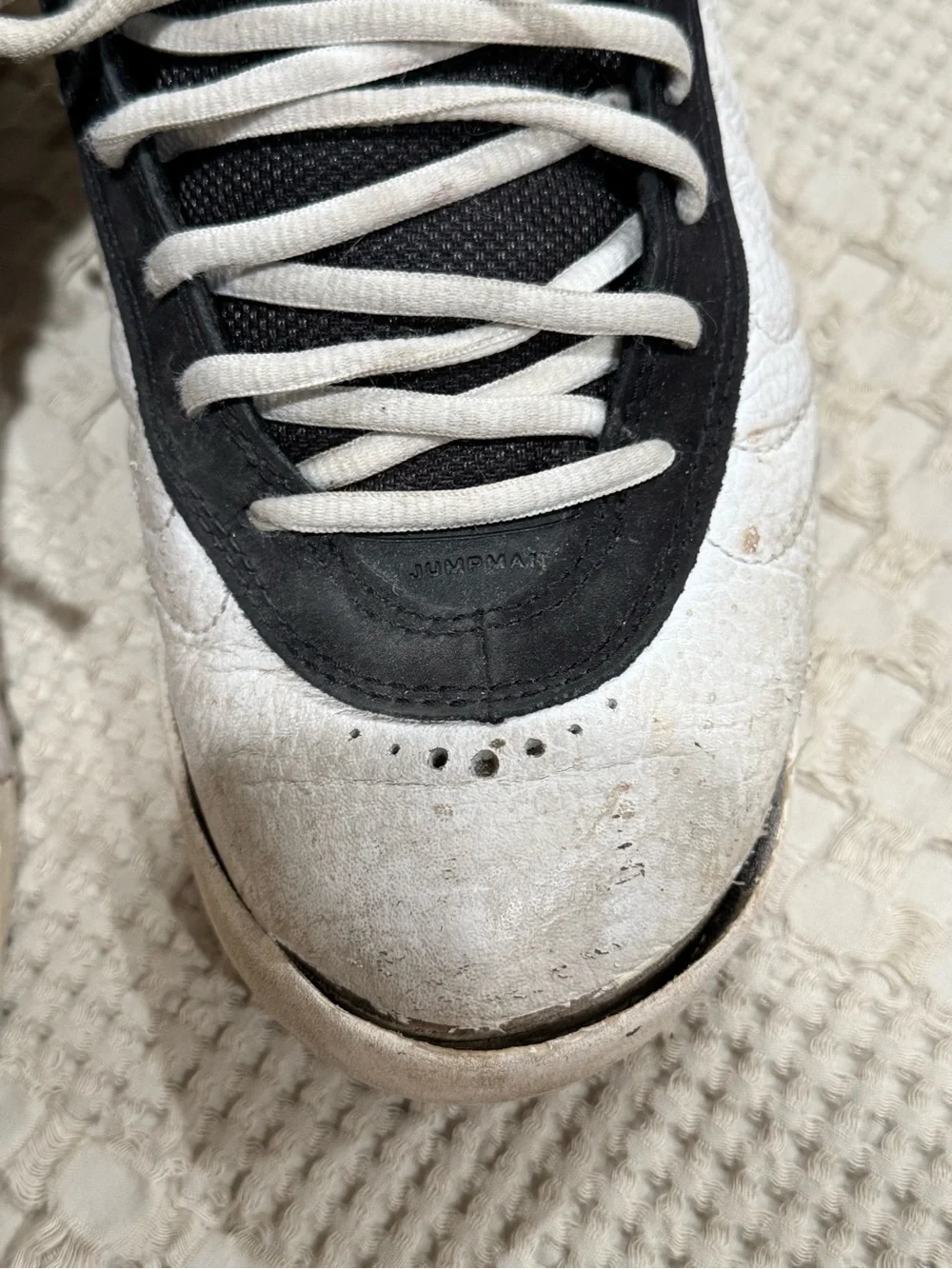 JORDAN Jumpman Pro Black and White Basketball Shoes